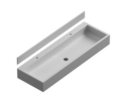 Standard Corian Wash Trough - 1200mm